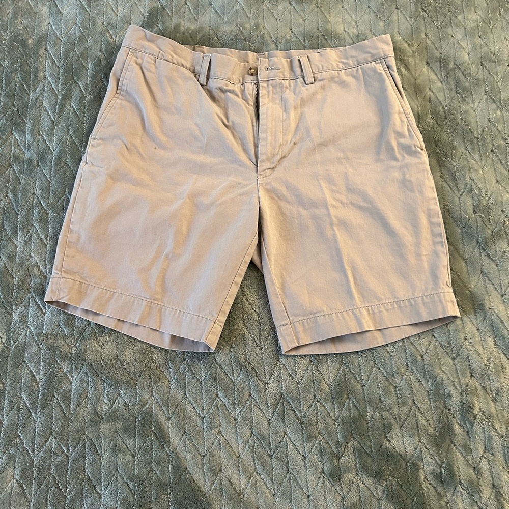 Polo by Ralph Lauren Men's Khaki Flat Front Shorts